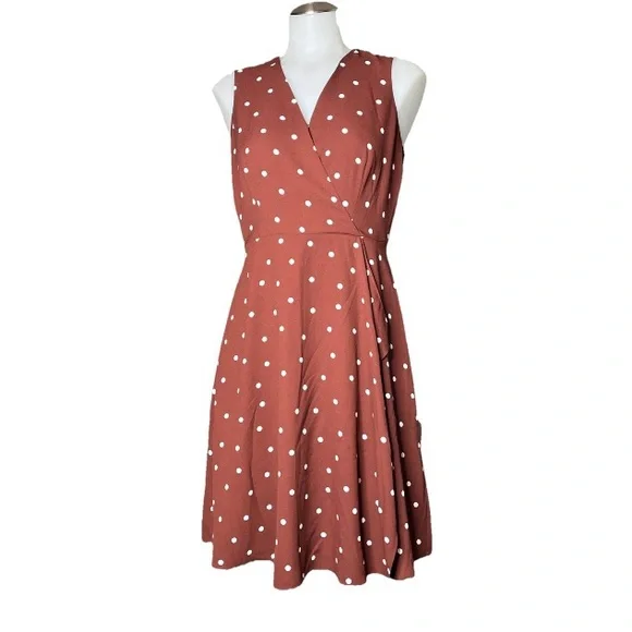 Ann Taylor | Dresses | Ann Taylor Brown With White Pocket Dots Sleeveless Dress Size 2p Gently Used | Poshmark Ann Taylor | Dresses | Ann Taylor Brown With White Pocket Dots Sleeveless Dress Size 2p Gently Used | Poshmark
